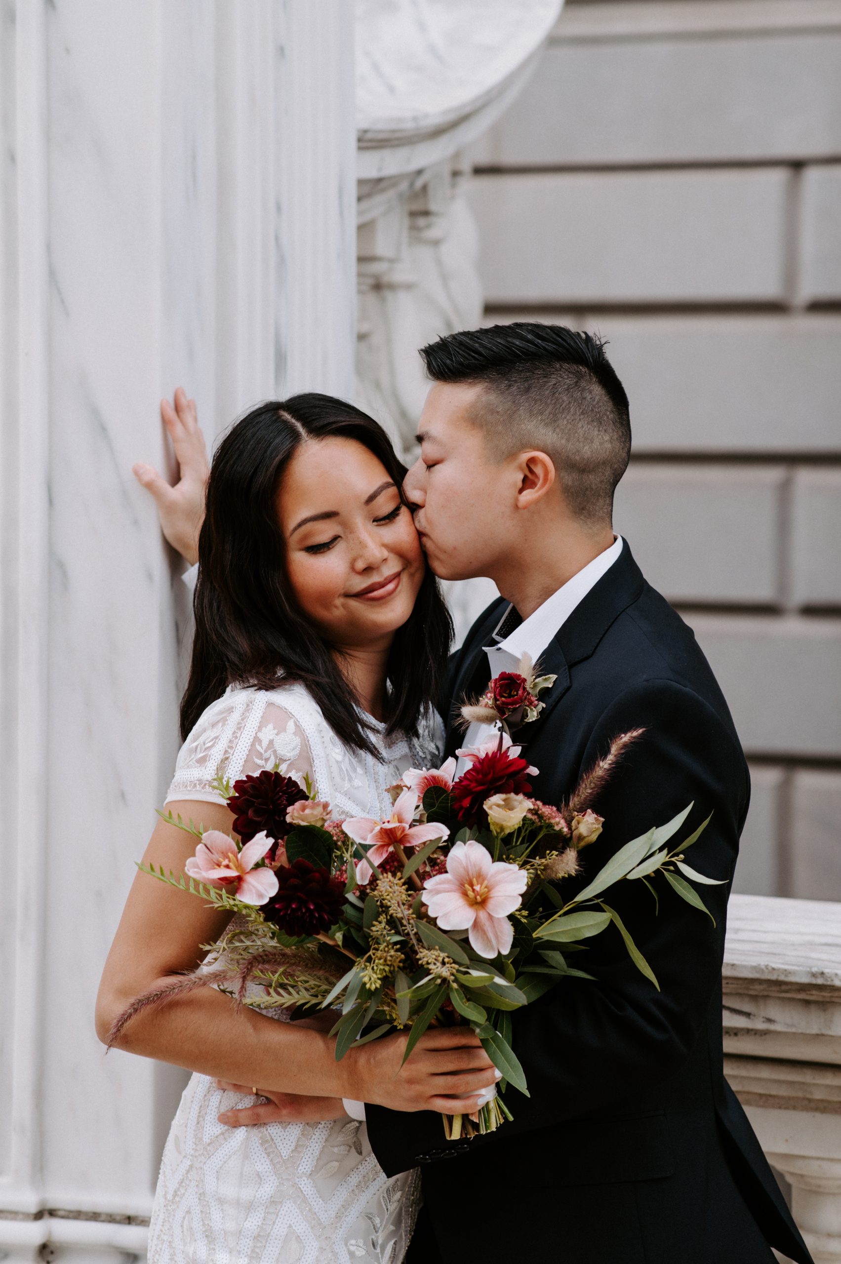 bridal makeup for Asian bride in Boston